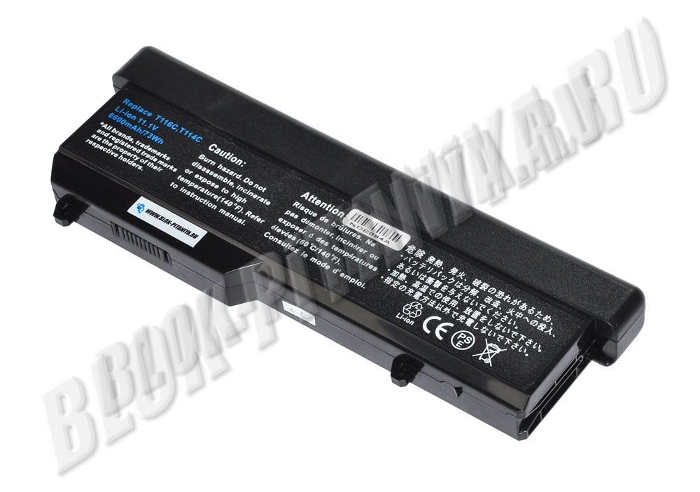 Аккумулятор T116C для ноутбука Dell PP36L, PP36S, Vostro 1310, 1320, 1510, 1520, 2510