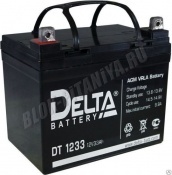 Аккумулятор DELTA DT 1233 (12V-33Ah) для источника бесперебойного питания 