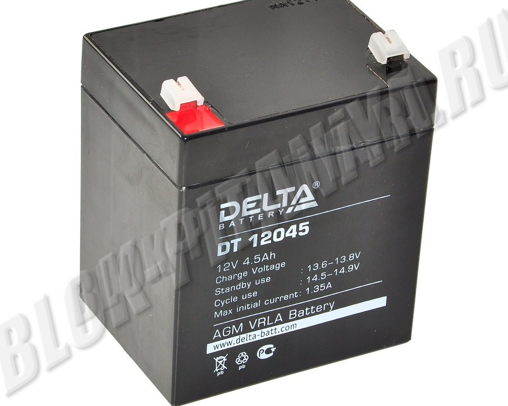 Аккумулятор DELTA DT 12045  для источника бесперебойного питания