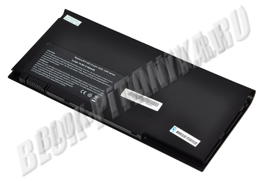 Аккумулятор BTY-S31 для ноутбука MSI X-Slim X320, X340, X370