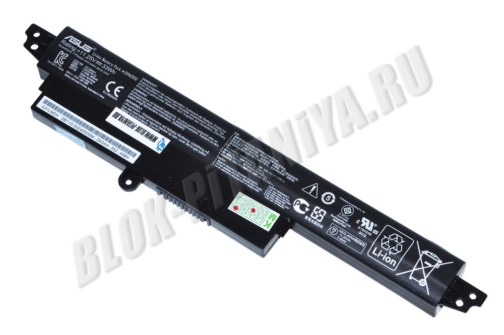 Аккумулятор A3INI302,  A31N1302 для ноутбука Asus VivoBook X200CA, F200CA