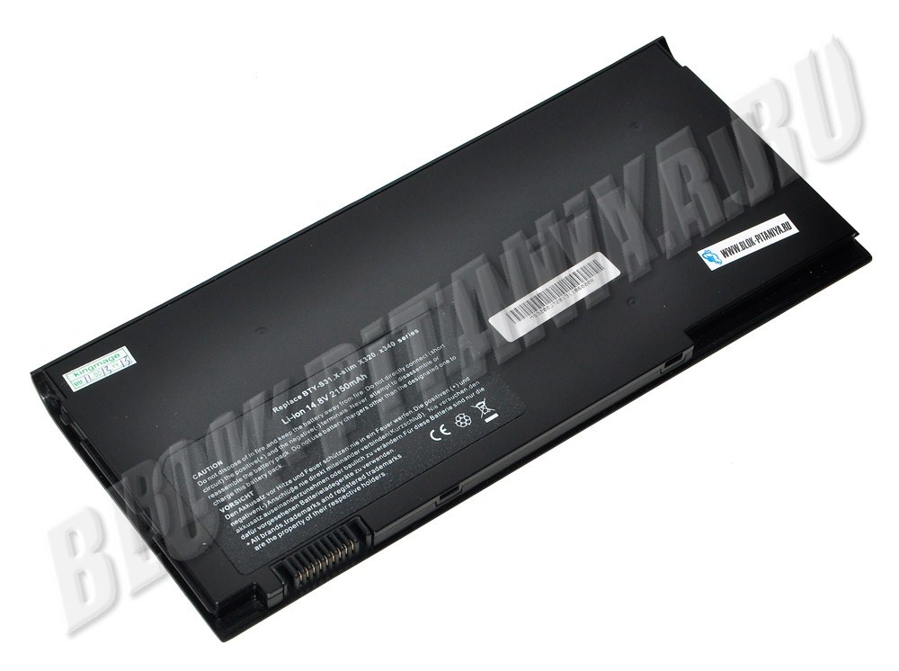Аккумулятор BTY-S31 для ноутбука MSI X-Slim X320, X340, X370