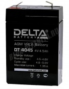 Аккумулятор DELTA DT 4045 (4V-4,5Ah) для источника бесперебойного питания