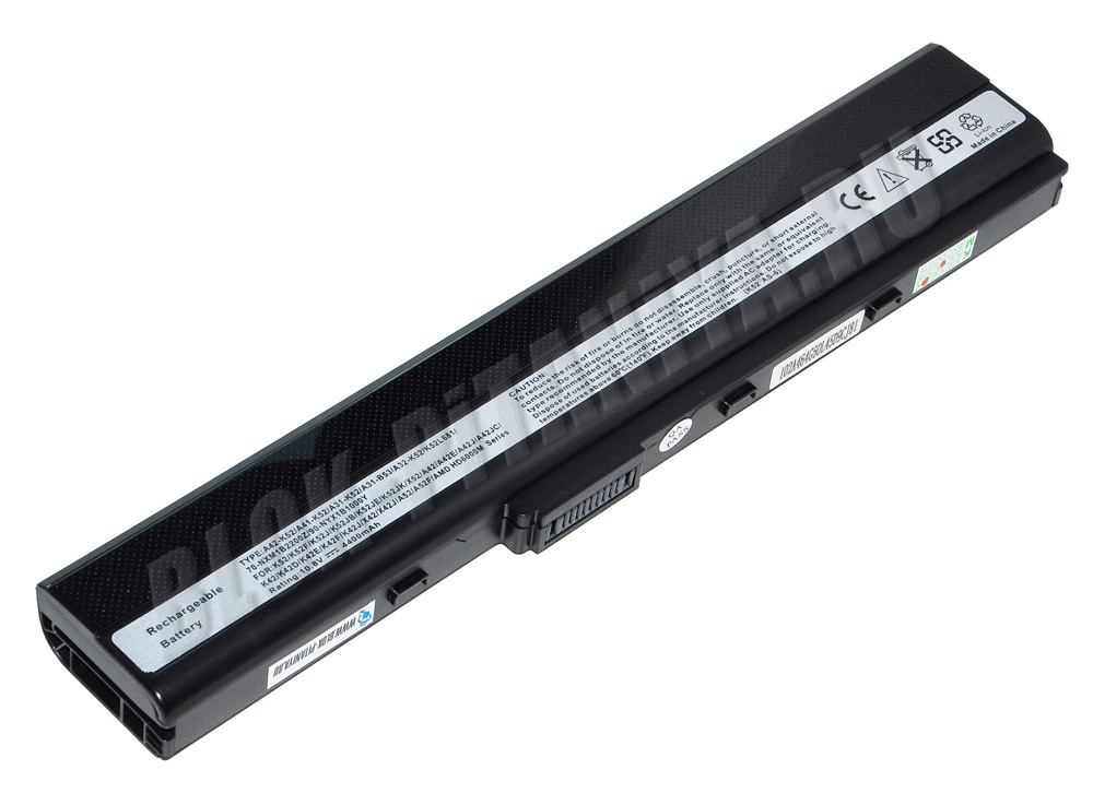 Аккумулятор A32-K52 для ноутбука Asus A40, A42, A52, A62, B53, F85, K42, K62, N82, P42, P52, P62, P82, PRO5IJ, X42, X52, X8