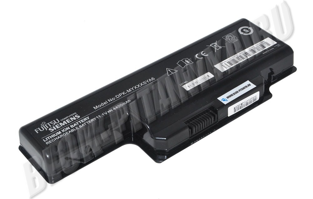 Аккумулятор DPK-MYXXXSYA6 для ноутбука Fujitsu Amilo Pi3625, Pi3650, Xi3650, Xi3670
